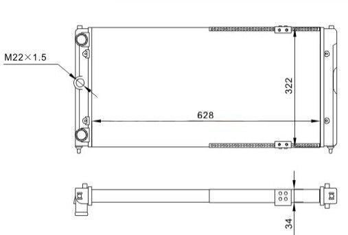 Auto-Kühlschrank Ibiza 2.0i 16v 96-99 6k0.121.253ac
