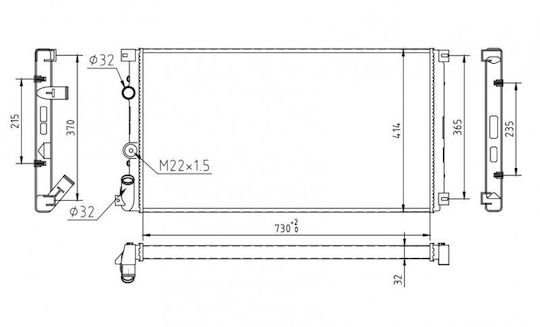 Ψυγείο Master 2.5dci 06 21400-00q0j