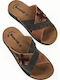 Herrensandalen in Braune Farbe