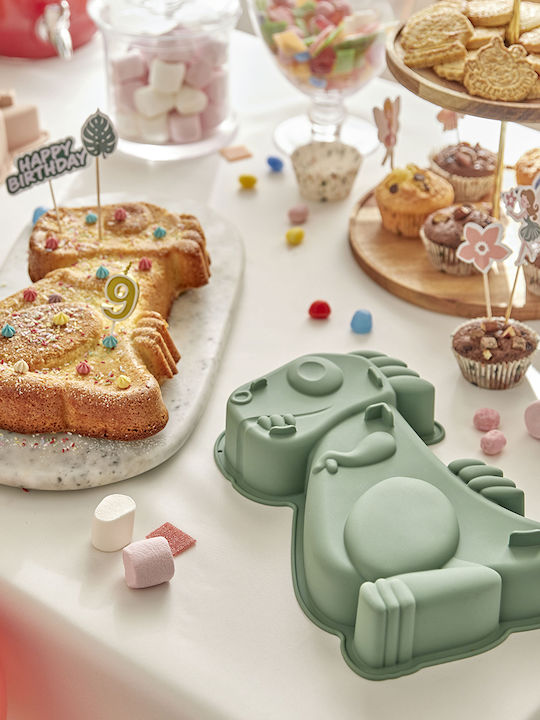 Silicone Cake Bakeware Tin 18x28.5x4 F-v Dino 209697 18x28.5x4
