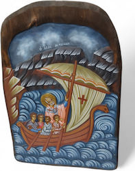 Icoană Sfântul Nicolae Pictură Veche Lemn Sculptat 59x38 Cm Icoană Sfântul Nicolae Pictură Veche Lemn Sculptat 59x38 Cm