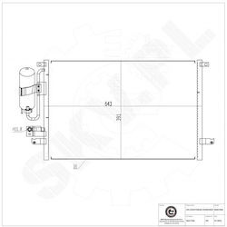 Συμπυκνωτής Κλιματισμού Chevrolet Epica Αφυγραντήρα 96471946
