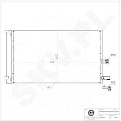 Συμπυκνωτής Κλιματισμού Bmw X3 X4 X5 X6 X7 64539389411