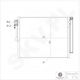 Klimakondensator Opel Meriva B A/C-Trockner 1850154