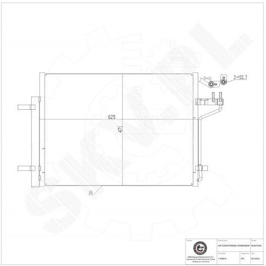 Klimakompressor Ford C-Max II Kuga II A/C-Trockner 1768031