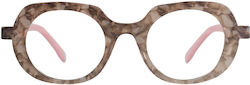 Oceanides Eyewear Lesebrillen +3.50 in Rosa Farbe