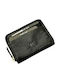 Small Leather Women's Wallet Black