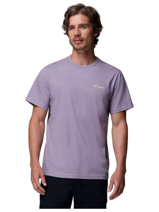 Columbia T-shirt Shale Purple 2155011-555