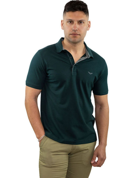 Side Effect Polo Herrenbluse Grün