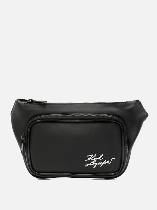 Karl Lagerfeld Herren Gürteltasche Schwarz