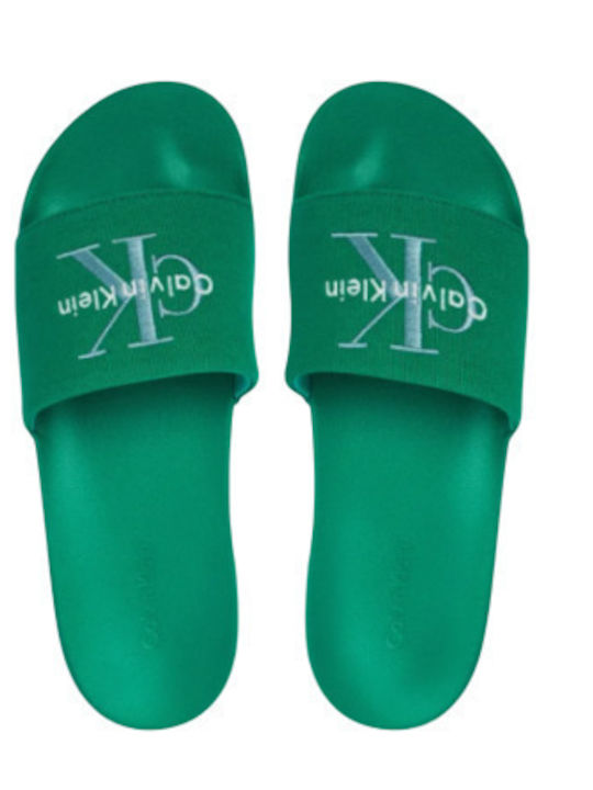 Calvin Klein Herren Flip-Flops Grün