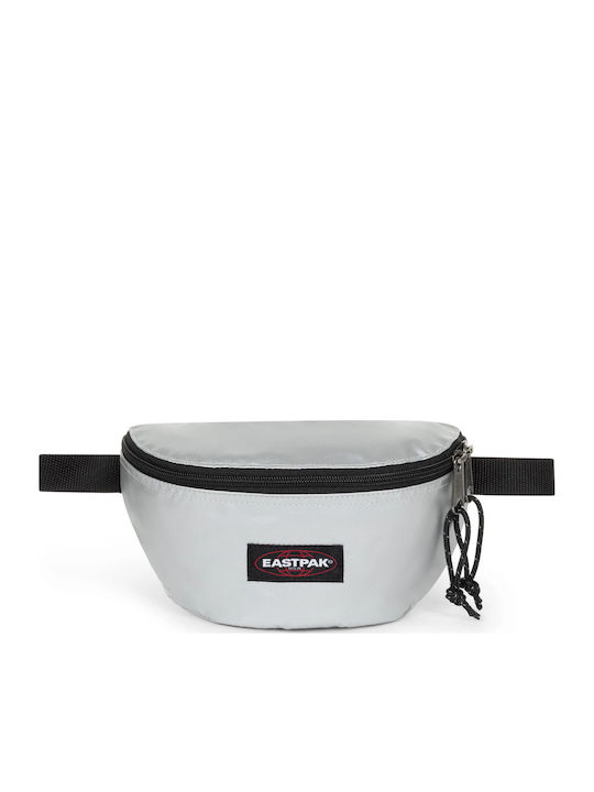 Eastpak Springer Ανδρικό Τσαντάκι Μέσης Ασημί