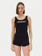 Guess Summer Women's Pajama Set Cotton Black