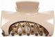 Square Gold Claw Clip Hair Clip Square 9cm Beige