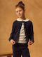 Kids Knitted Blue Cardigan