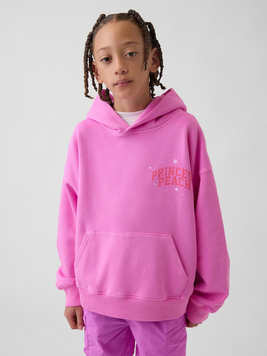 GAP Kids Fleece Sweatshirt with Hood and Pocket...