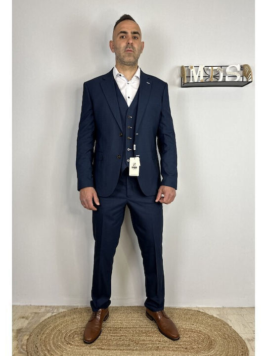 Sogo Costum Barbatesc de Vară cu Croială Regula...