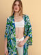 Long Women's Kimono Green