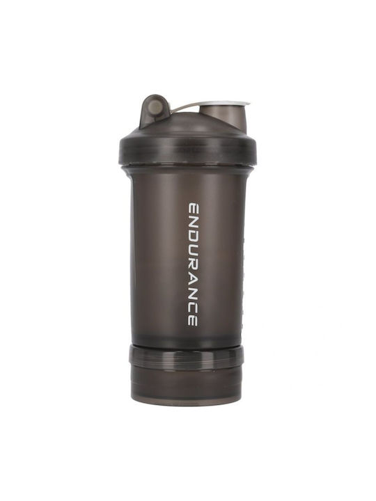 Endurance Sport Water Bottle Stainless Steel 500ml Black