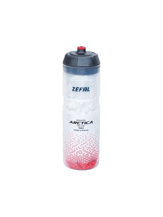 Zefal Arctica Παγούρι Ανοξείδωτο 750ml Κόκκινο