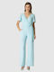 Women's One-piece Jumpsuit Light Blue