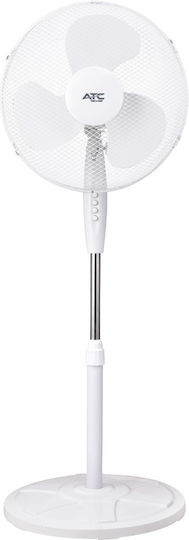 ATC ATC Pedestal Fan 50W Fan Diameter 40cm White
