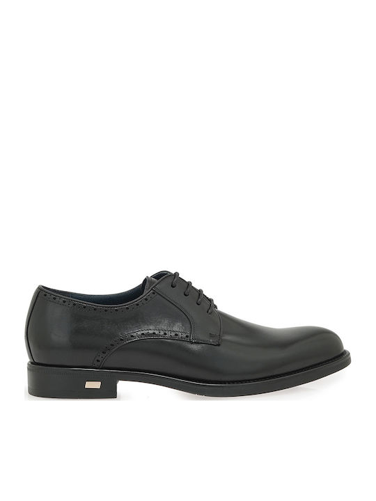 Renato Garini Leather Men's Dress Shoes Black