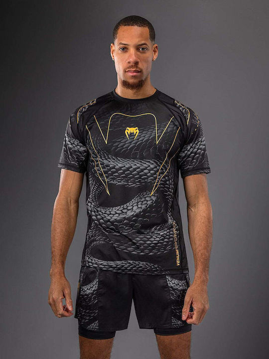Venum Dry Tech Tricou Pentru Bărbați Mâneci Scurte Negru