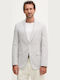 H-hutson Men’s Suit Jacket with Regular Fit White Grey