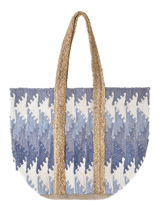 Ble Resort Collection Fabric Beach Bag Blue