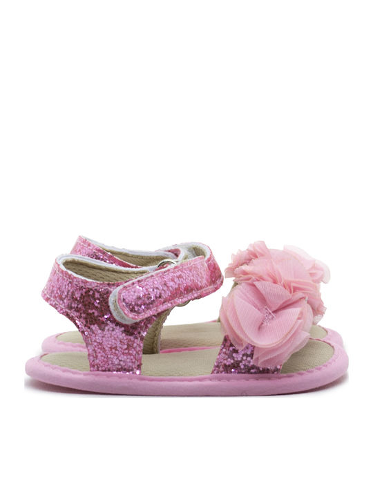 Childrenland Weiche Sohlenschuhe für Babys Rosa