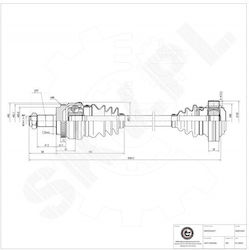 Πίσω Δεξιός Άξονας Μετάδοσης Κίνησης Bmw 1 3 33217533446