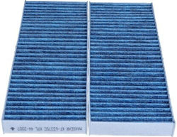 Car Cabin Air Filter Nissan Navara Pathfinder 05 Set of 2 Silver Carbon Antibacterial Antifungal Antiallergenic Car Cabin Air Filter Nissan Navara Pathfinder 05 Set of 2 Silver Carbon Antibacterial Antifungal Antiallergenic