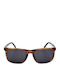 Rodenstock Unisex Sunglasses With Brown Frame And Gray Lens R3288
