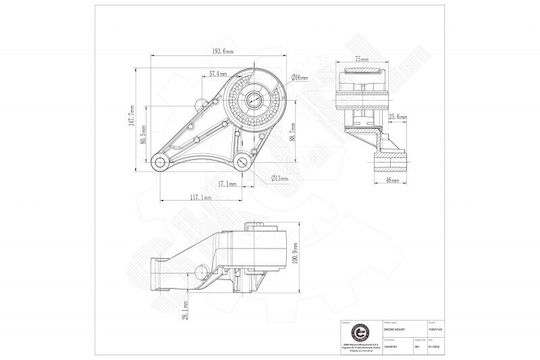 Vordere Motorhalterung Opel Astra H 24459781