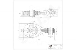 Στήριγμα Κινητήρα Fiat Doblo Opel Combo Κάτω Πίσω 51831511