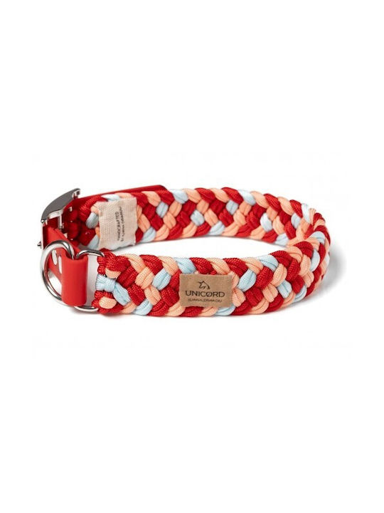 Unicord Handgemachtes Hundehalsband Halsband Party Blau Rot Orange Pastell 51-57cm XLarge