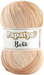 Papatya Papatya Batik Ακρυλικό Καφέ Ανοιχτό 100gr