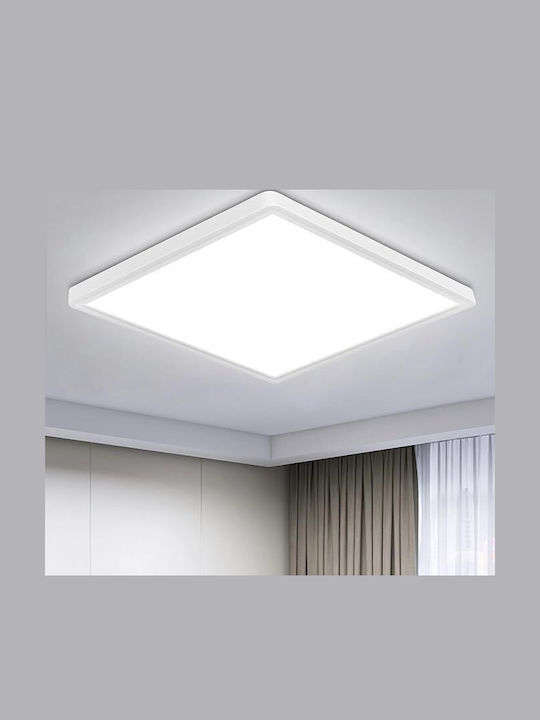 Lightplanet Panou LED Pătrat 24W Cu Lumină Albă Rece 6500K