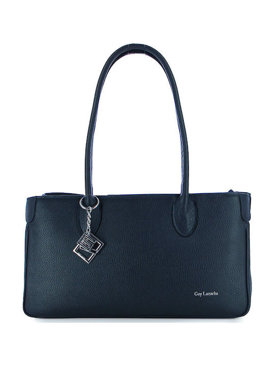 Guy Laroche Leather Women's Shoulder Bag Blue