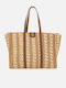 Beyond Straw Women's Tote Handbag Beige