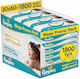 Pampers Aqua Soft Touch Șervețele Umede Bebe cu 99% Apă Fără Parfum Alcool și Parabeni 1800 Bucăți
