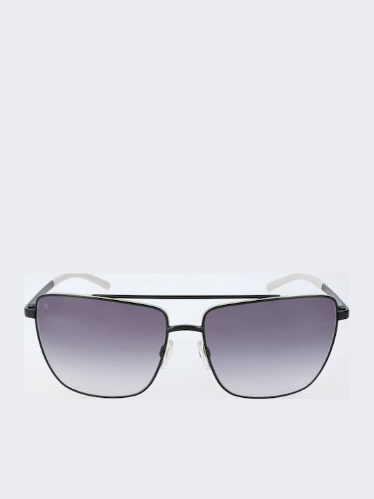 Rodenstock Unisex Sunglasses with Black Frame and Gray Lens R1408