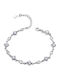 Damentäuberarmband aus Silber