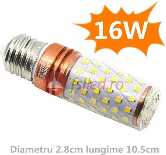 Lightplanet Bec LED 16W Pentru Bază De Bec E27 Alb Cald
