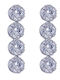 White Gold 14K Dangle Earrings