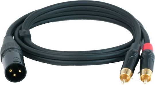 Master Audio Cable XLR Male Black 1m 56201-710
