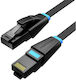 Vention Flat U/UTP Cat.6 (Gigabit) Network Cable Ethernet 2m Black
