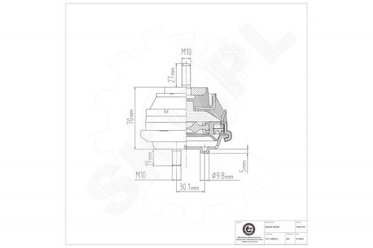 Motorhalterung Bmw 3 Z4 Links