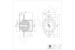 Πίσω Αριστερό Στήριγμα Κινητήρα Seat Toledo I Vw Corrado Golf Iii Passat B3/b4 Vento 1h0199402b Πίσω Αριστερό Στήριγμα Κινητήρα Seat Toledo I Vw Corrado Golf Iii Passat B3/b4 Vento 1h0199402b